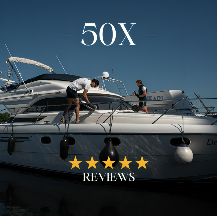 YachtMates met 5-sterren klantbeoordelingen